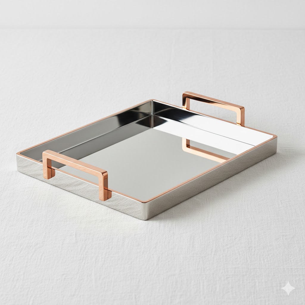 Roestvrijstalen dienblad