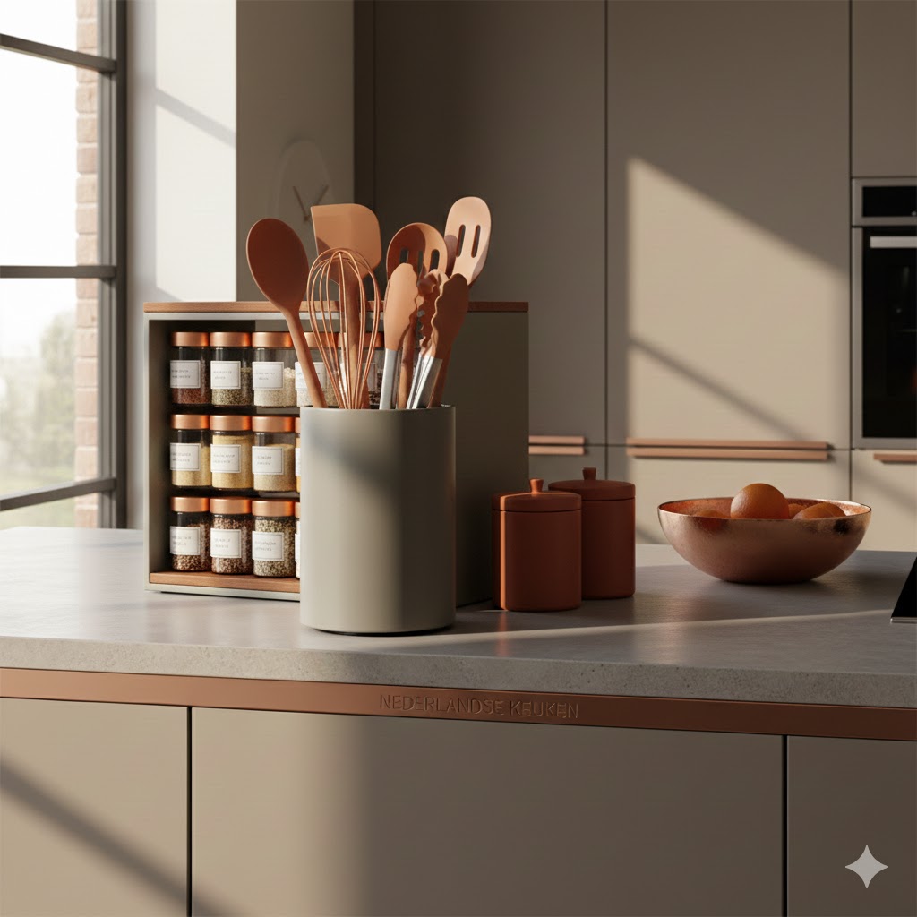 Rek voor keukengerei