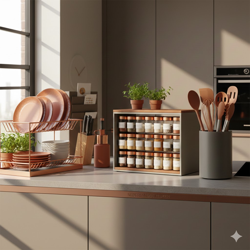 Keuken organisatie rekken